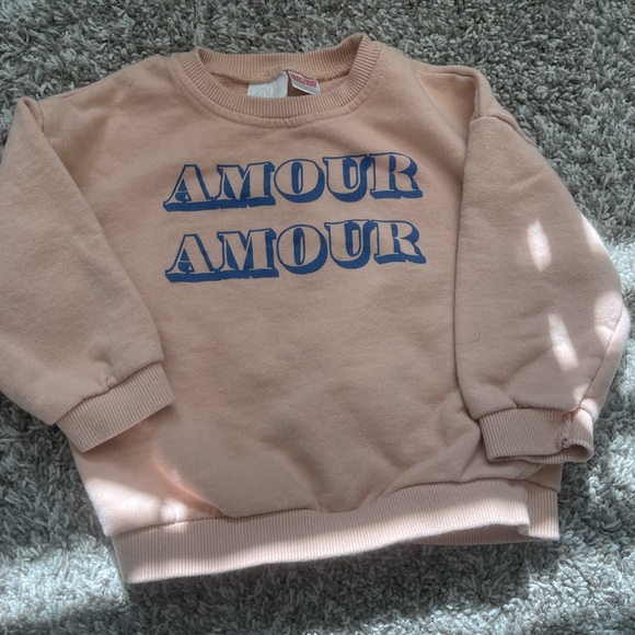 ZARA Baby “Amour” Sweatshirt - Picture 2 of 3